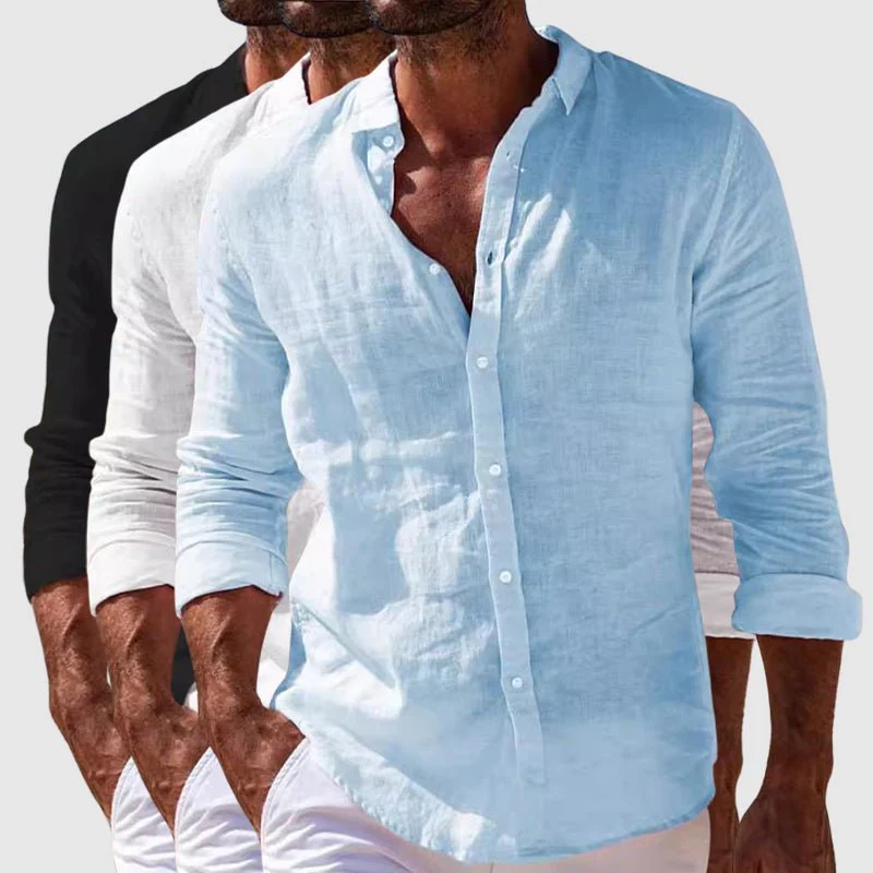 Mika | Elegant Linen Shirt - Image 5