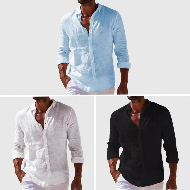 Mika | Elegant Linen Shirt - Image 6