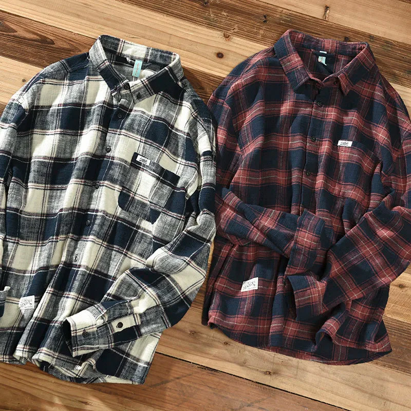 Mikhail | Classic long-sleeved plaid shirt - Image 4