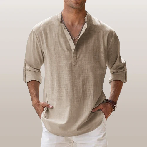 Milo® | Linen Long Sleeve Shirt - Image 6