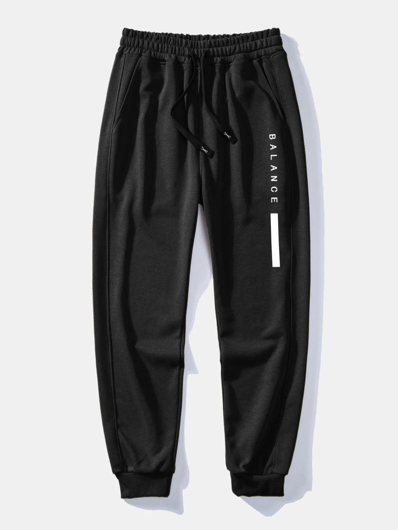 Moisés® | Balance Stripe Print Drop Shoulder Oversize T-Shirt & Jogging Pants - Image 5