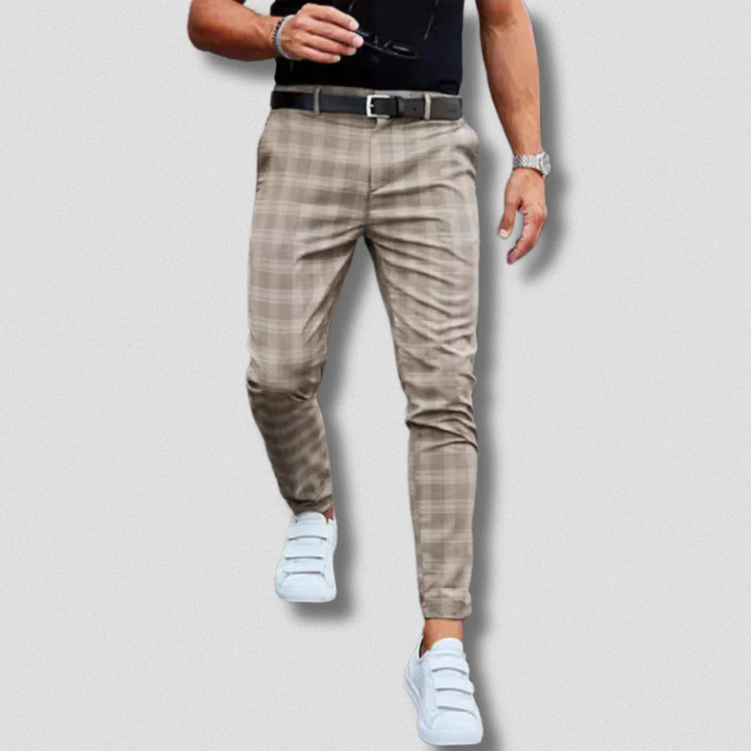 Moisés® | Premium Trousers With Checked Pattern - Image 2