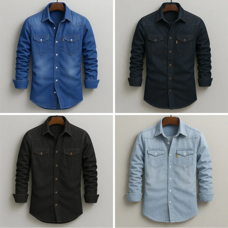 Moisés | Turin Denim Shirt - Image 5