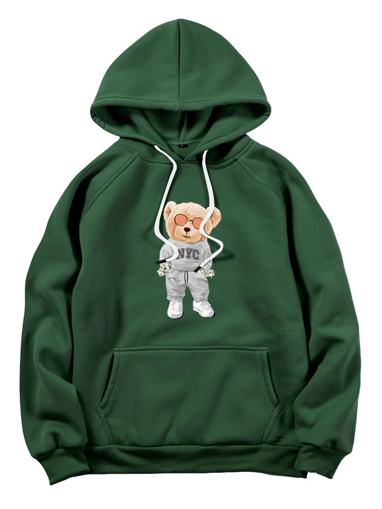Montana | Rich Bear Print Hoodie - Image 15