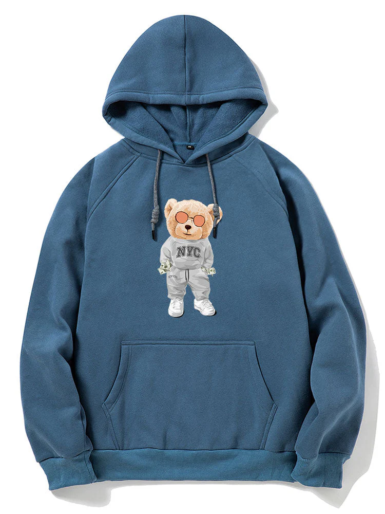Montana | Rich Bear Print Hoodie - Image 2