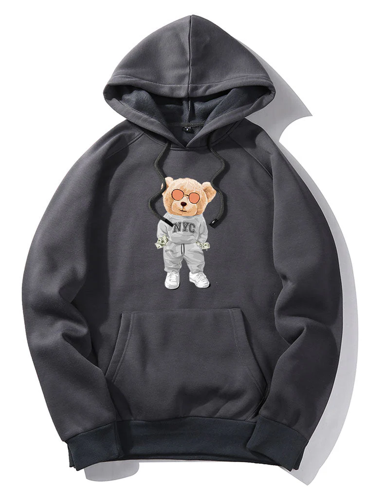 Montana | Rich Bear Print Hoodie - Image 4