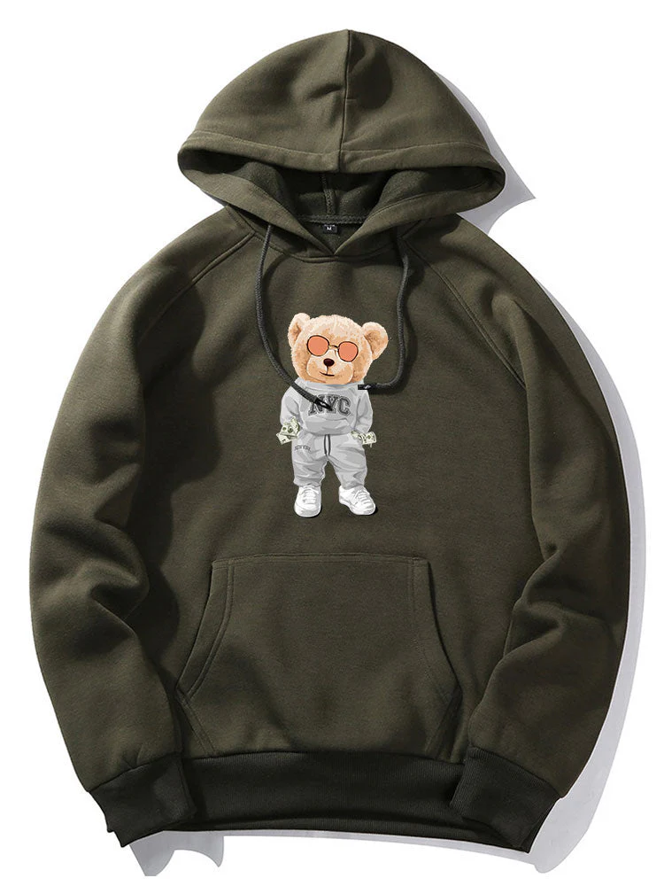 Montana | Rich Bear Print Hoodie - Image 5
