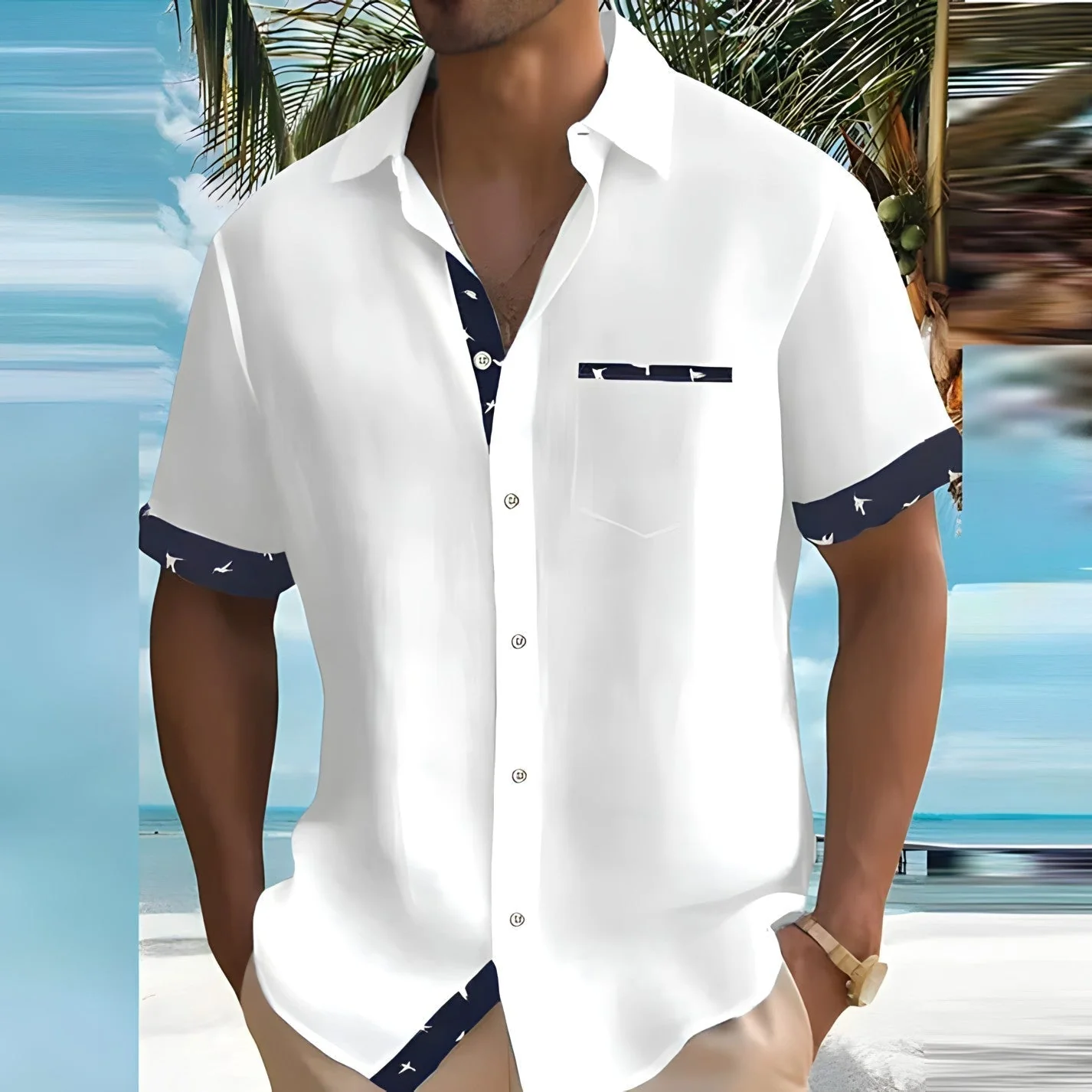 Moses® | Men'S Streetwear Casual Shirt - Image 2