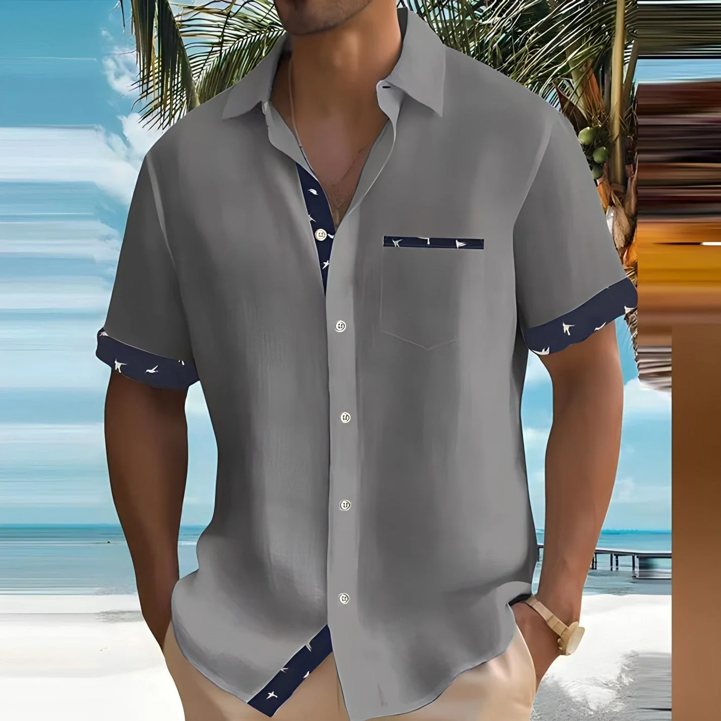 Moses® | Men'S Streetwear Casual Shirt - Image 4