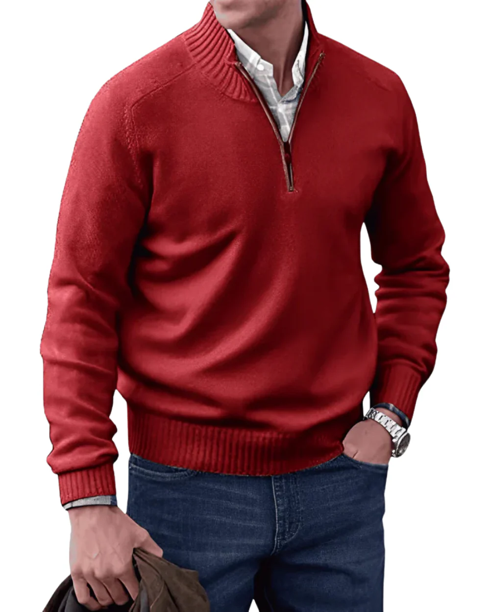 Moses | Casual Zip Sweater - Image 7