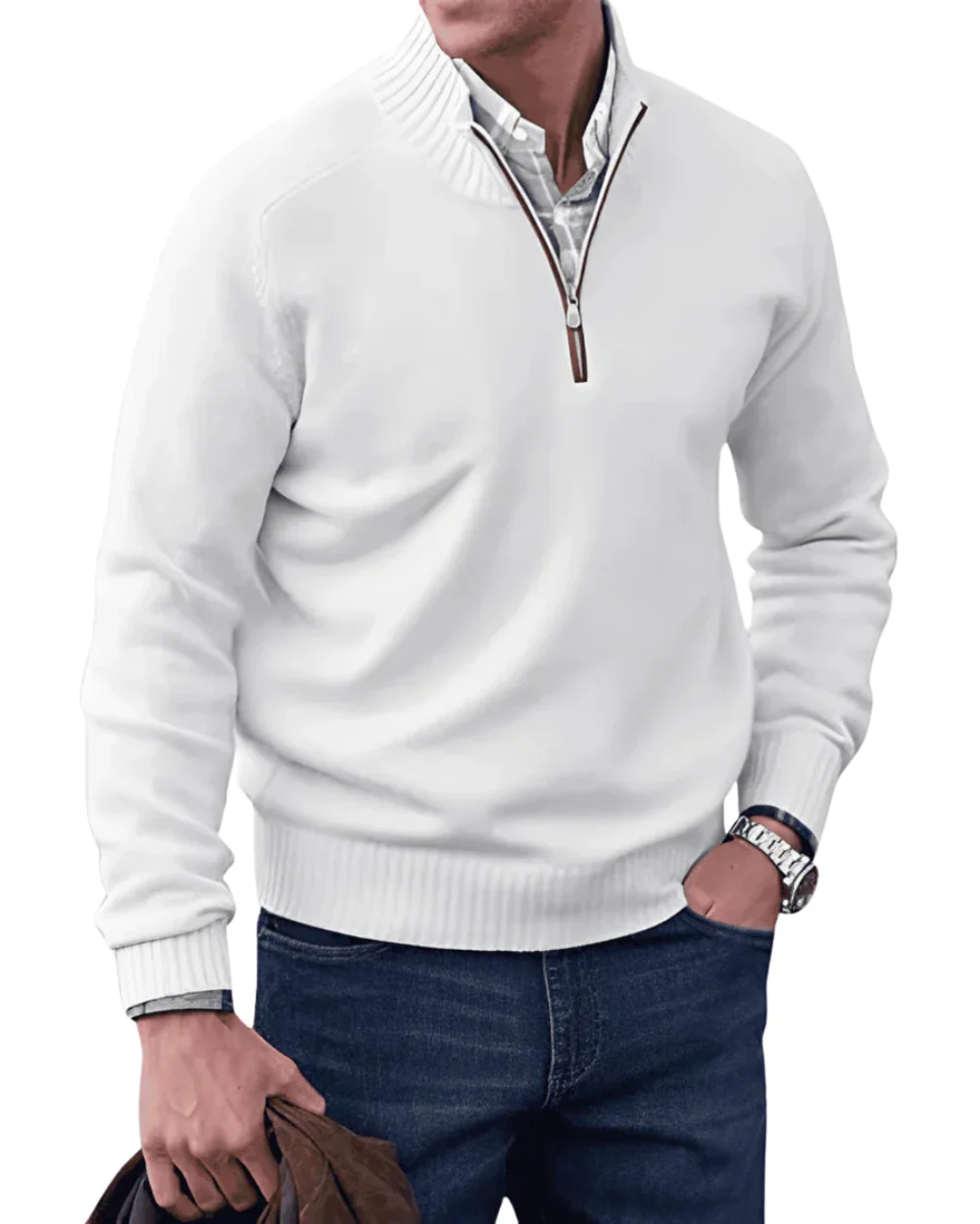 Moses | Casual Zip Sweater - Image 8