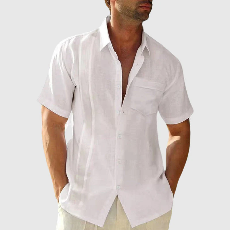 Moses | Elegant Linen Summer Shirt - Image 3