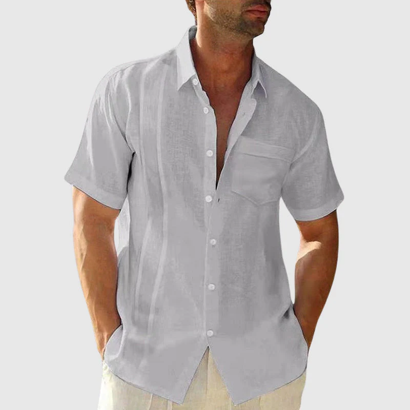 Moses | Elegant Linen Summer Shirt - Image 4