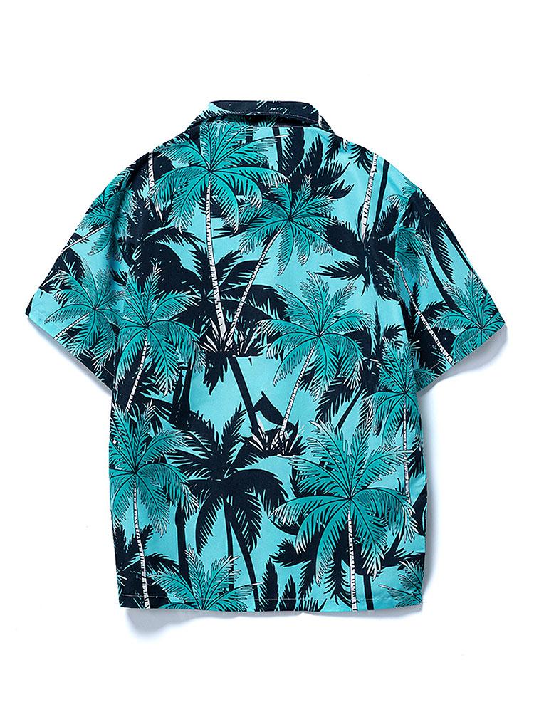 Muhammad® | Tropical Print Button Up Shirt & Tropical Print Swim Shorts - Image 3