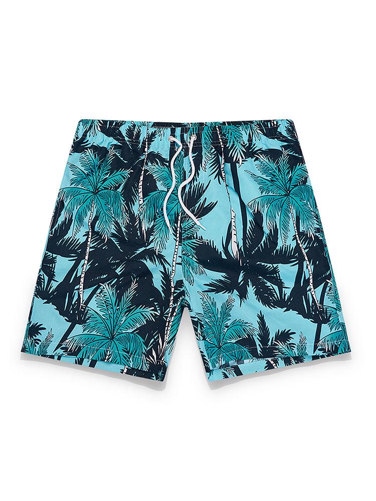Muhammad® | Tropical Print Button Up Shirt & Tropical Print Swim Shorts - Image 4