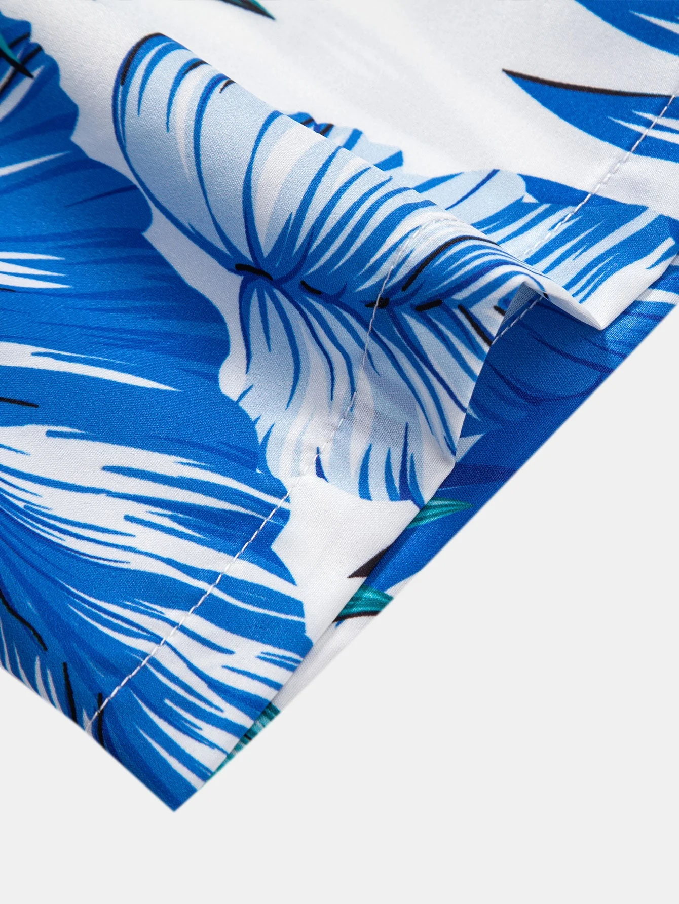 Murray® | Tropical Leaves Print Button Up Shirt - Image 5