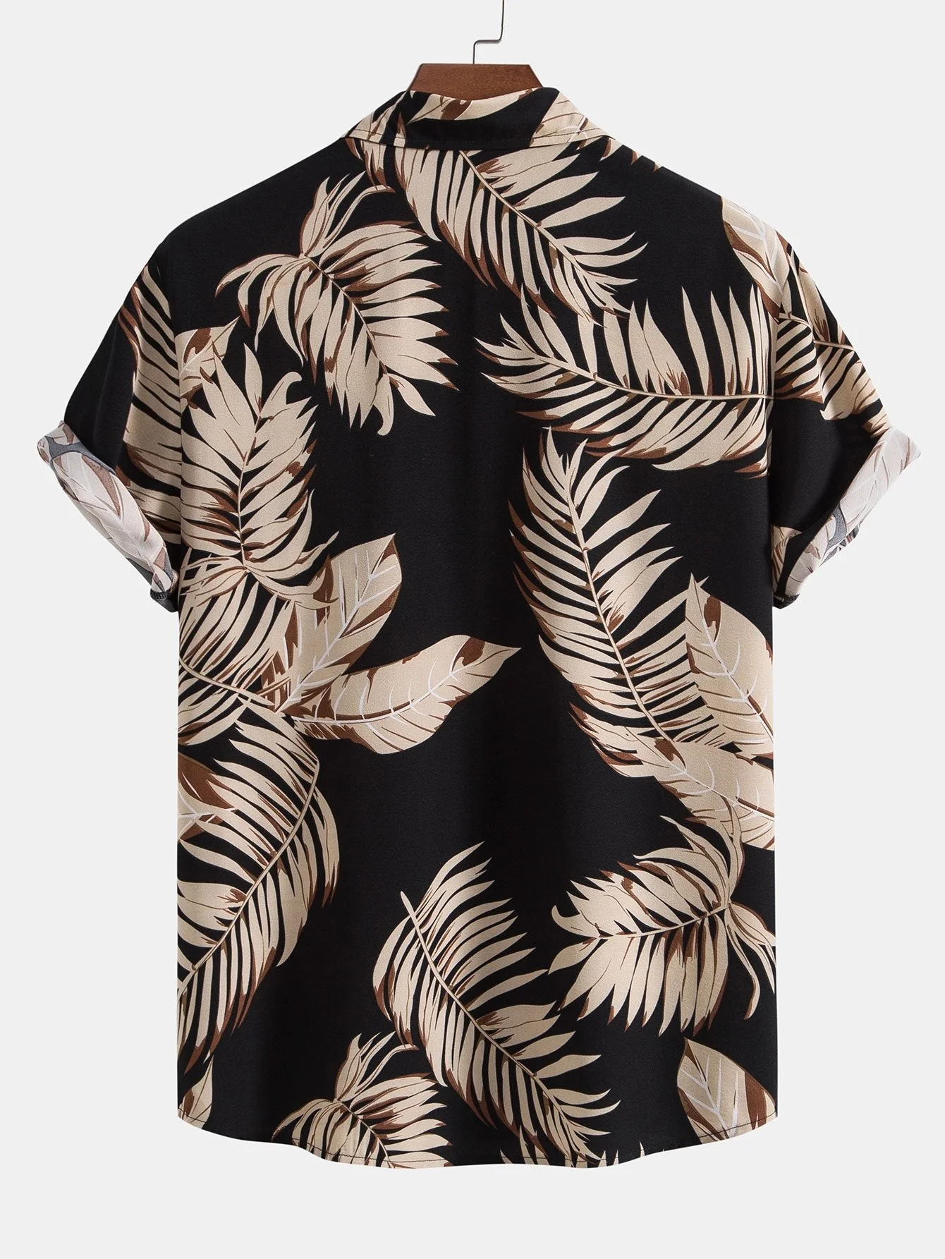 Myles® | Tropical Print Shirt & Linen Cotton Blend Cropped Pants - Image 3