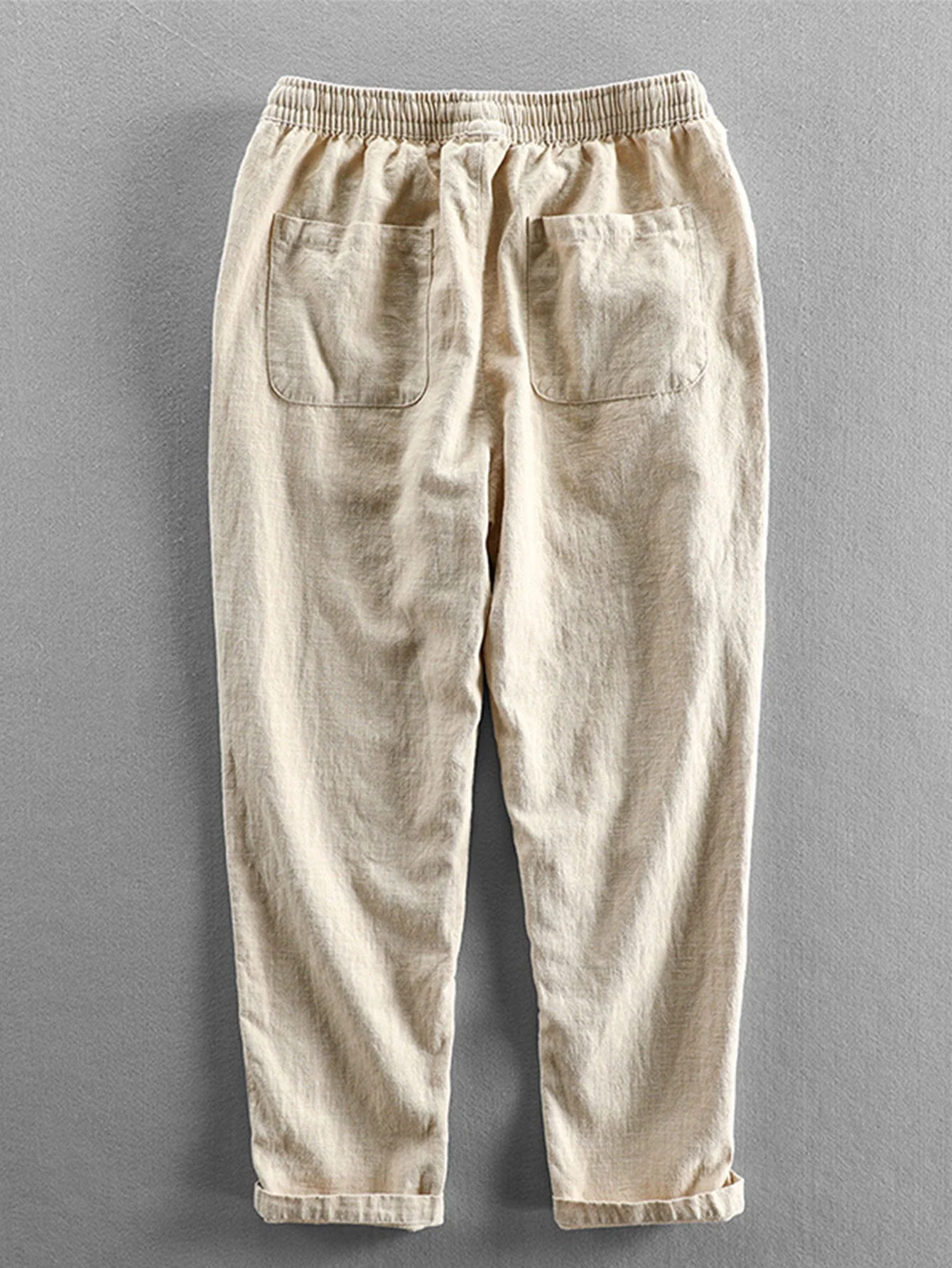 Myles® | Tropical Print Shirt & Linen Cotton Blend Cropped Pants - Image 5