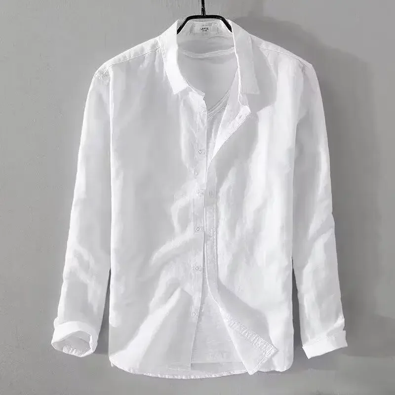 Myles | Casual Cotton Linen Shirt - Image 2