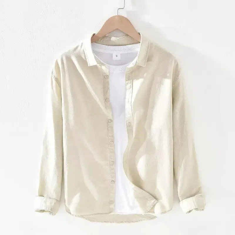 Myles | Casual Cotton Linen Shirt - Image 7