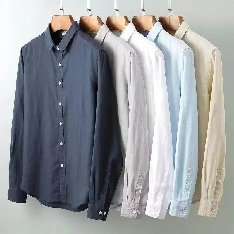 Myles | Casual Cotton Linen Shirt - Image 8