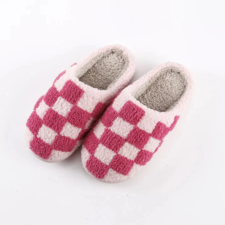 Nabil® | Unisex Slippers With Checked Pattern - Image 2