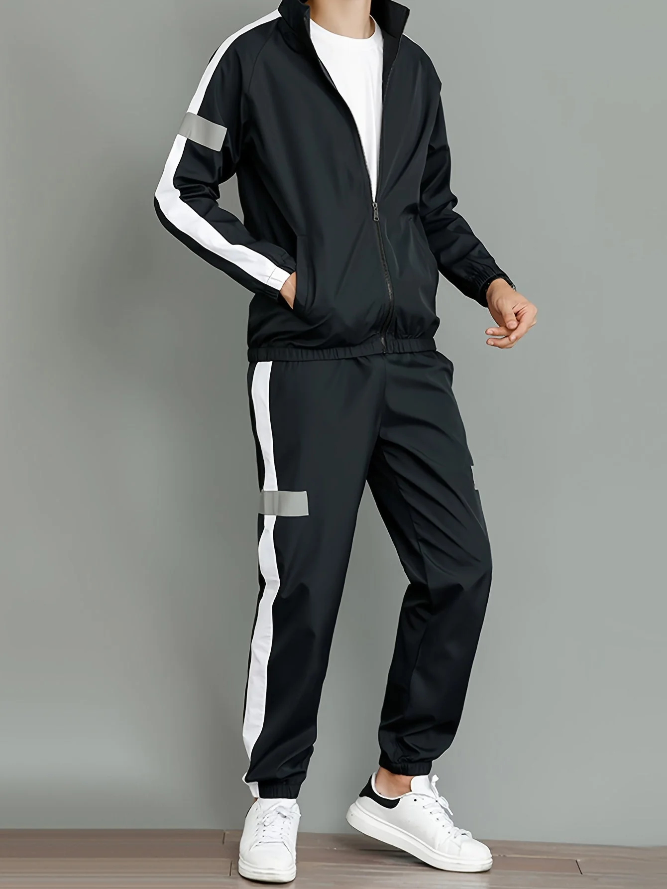 Nabil | Breathable men's cotton tracksuit - Image 2