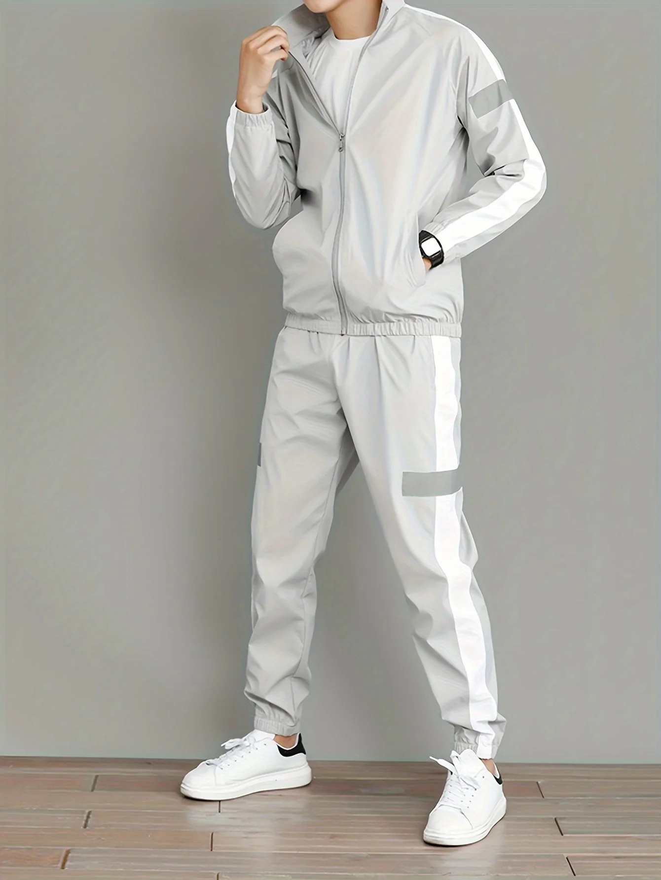 Nabil | Breathable men's cotton tracksuit - Image 3