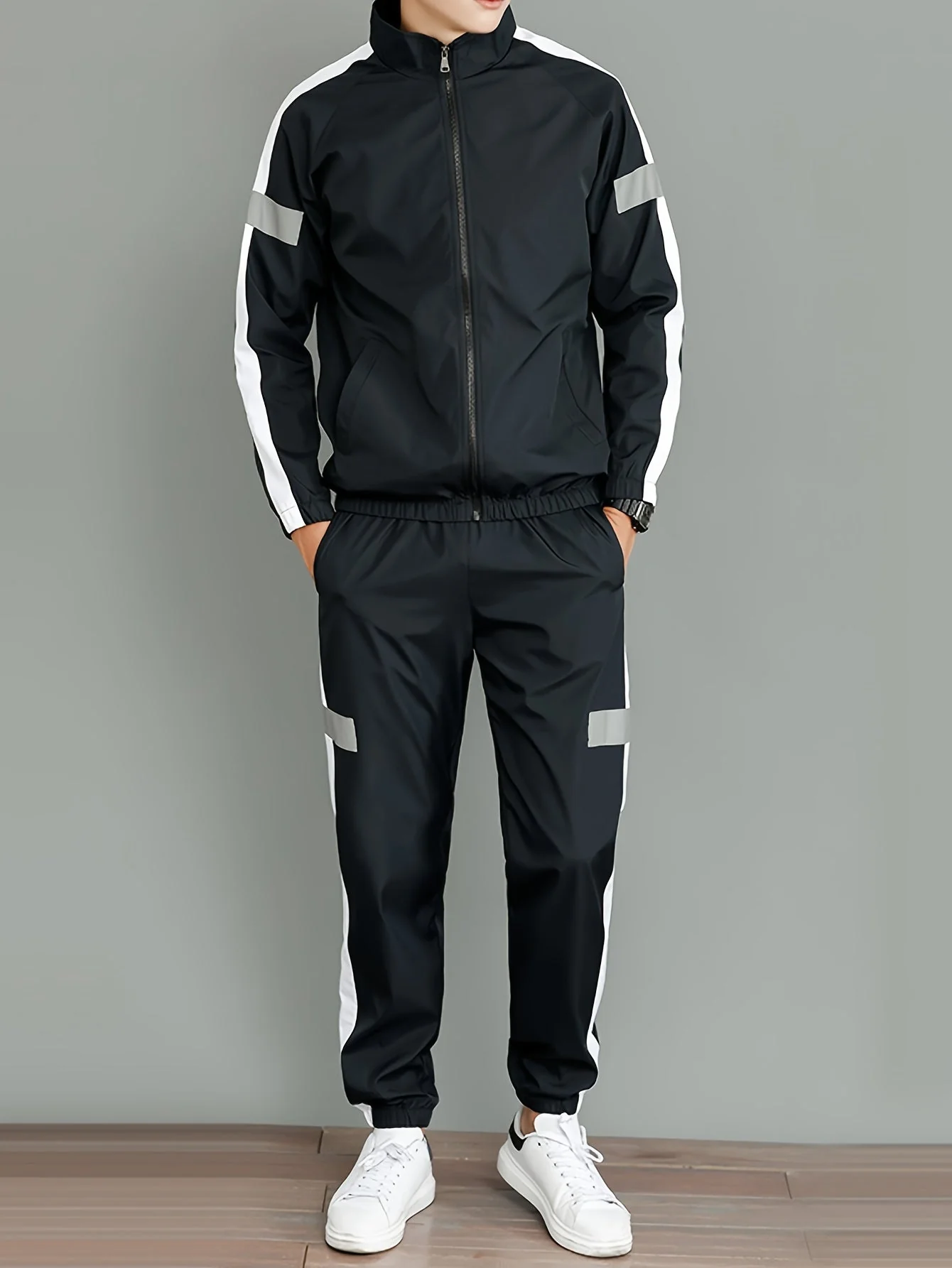 Nabil | Breathable men's cotton tracksuit - Image 4