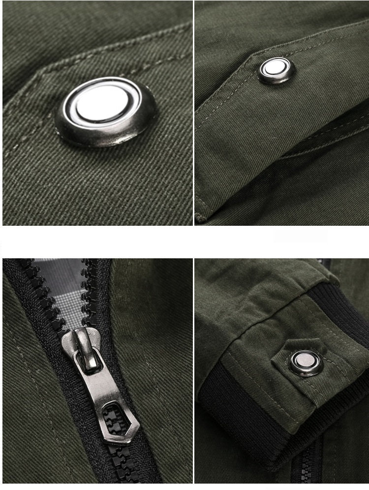 Naser | Timeless transitional jacket with zipper - Image 7