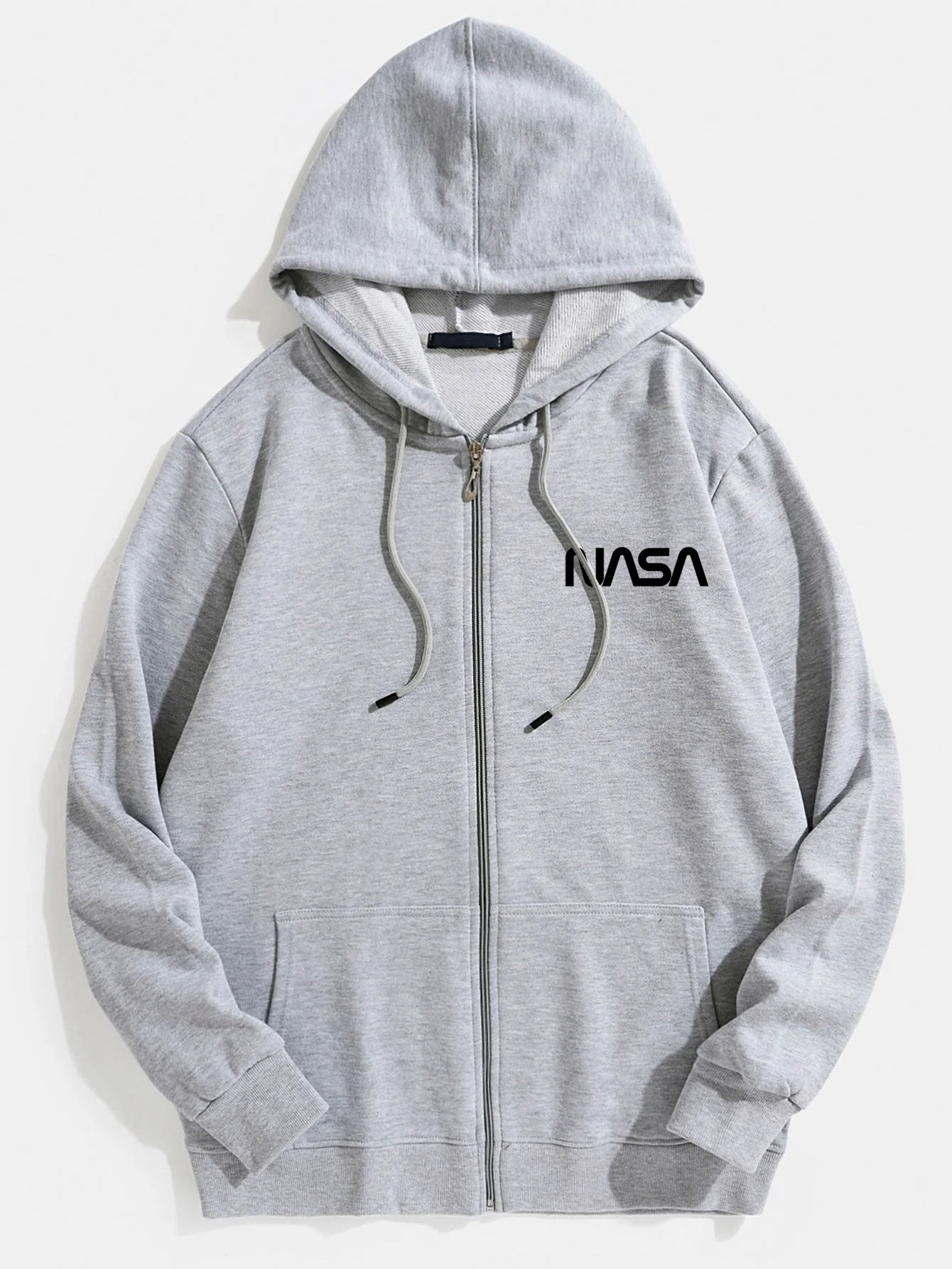 Nash | Nasa Print Zip Through Hoodie - Image 3