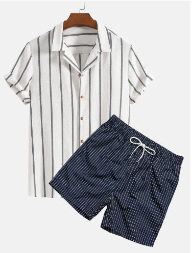 Nataniel® | Linen Cotton Blend Summer Set - Image 2