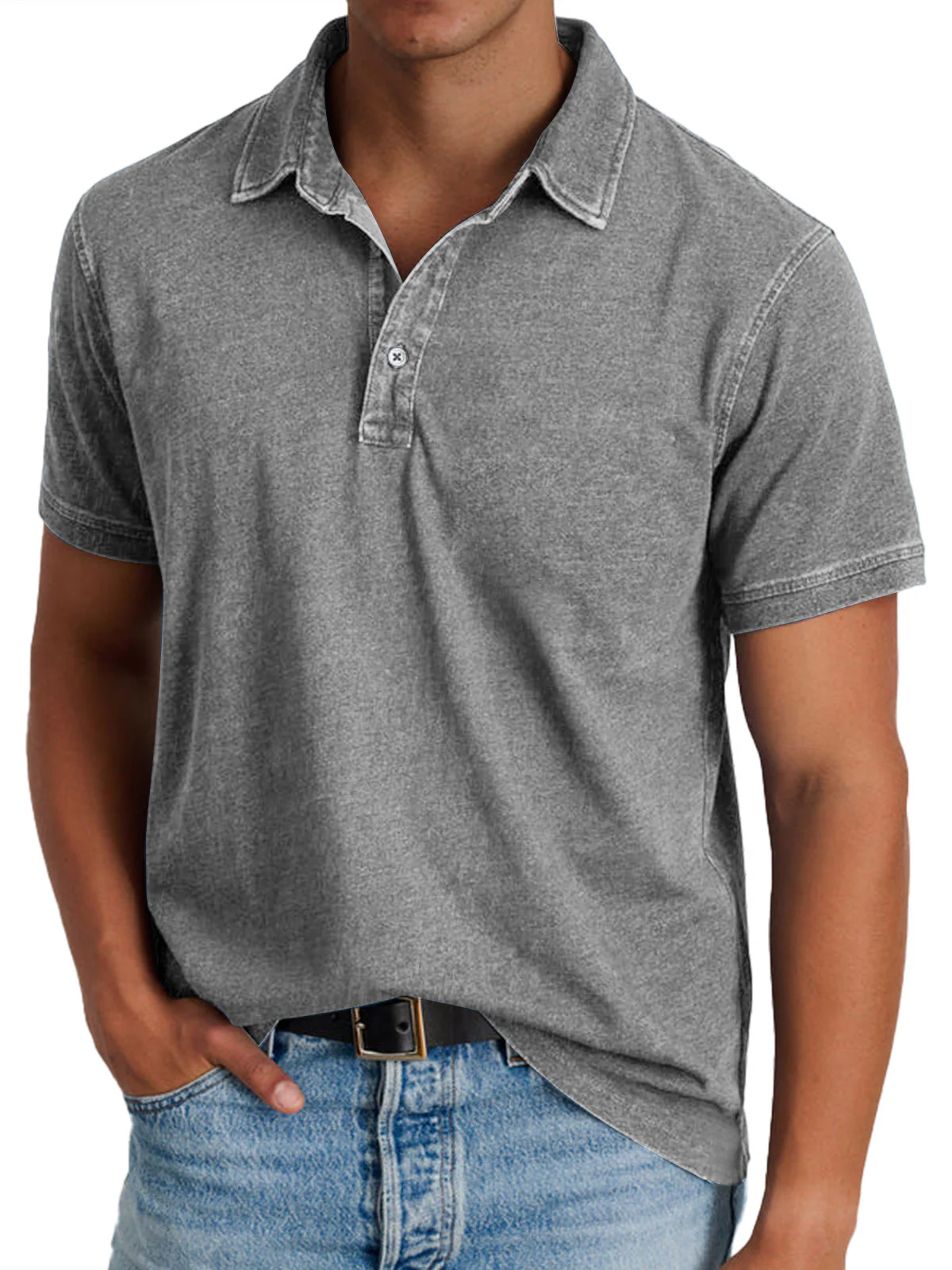 Nate® | Elegant Polo With Classic Collar - Image 4