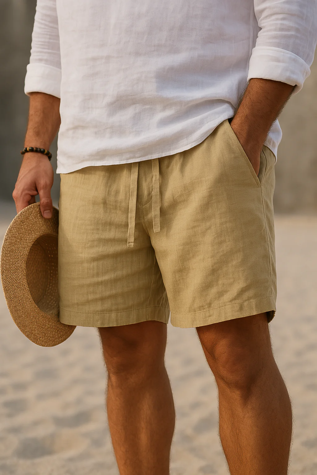 Nathan® | Cotton-Linen Trousers - Image 7
