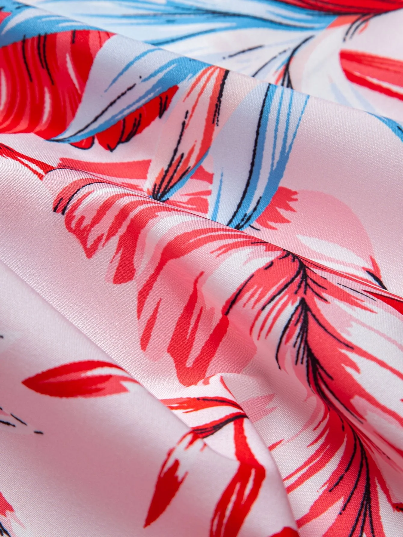 Nathan® | Tropical Print Button Up Shirt & Swim Shorts - Image 11