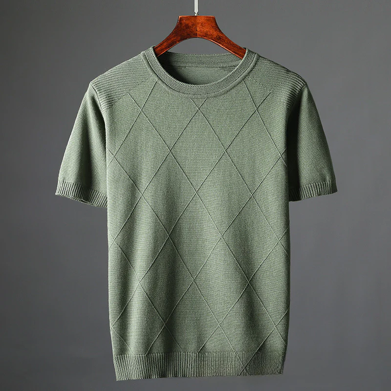 Ned® | Marquee Grid Knit Tee - Image 2