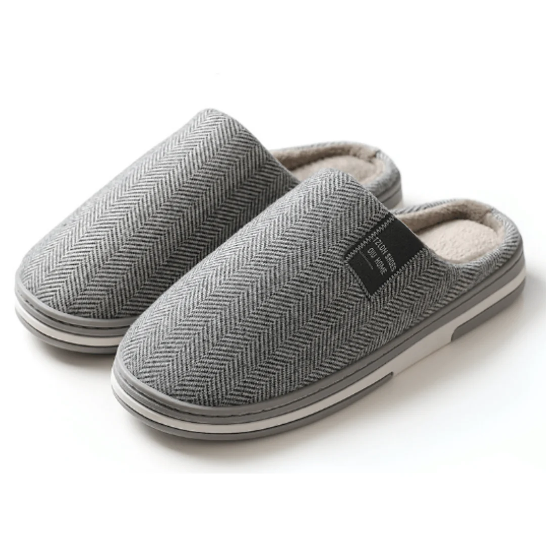 Neftalí® | Unisex Slippers With Herringbone Design - Image 3