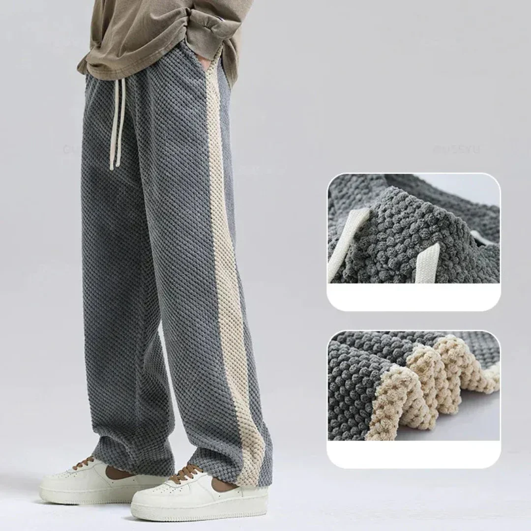 Nereo | Textured Waffle Cord Joggers - Image 2