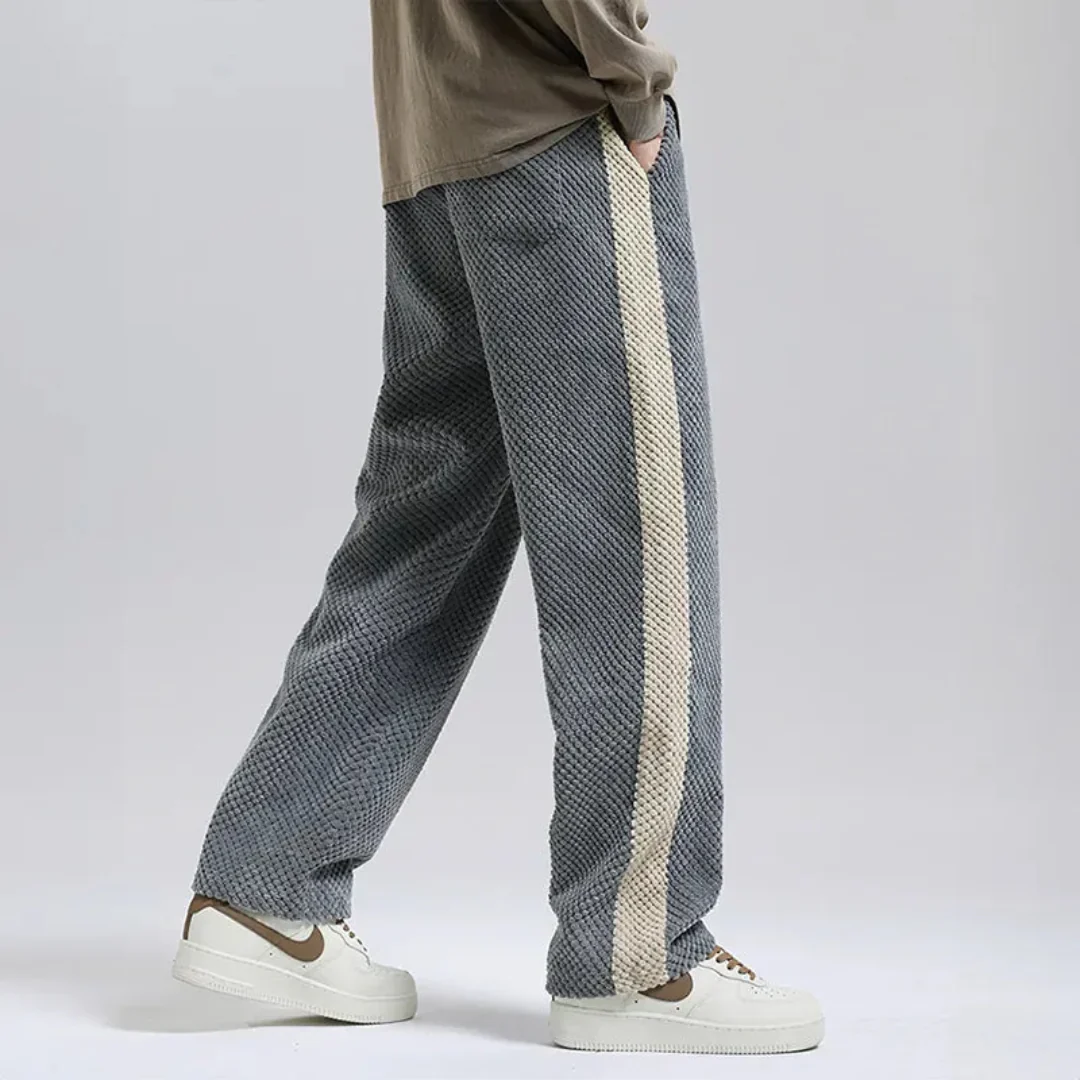 Nereo | Textured Waffle Cord Joggers - Image 3