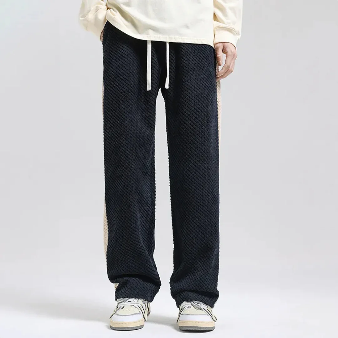 Nereo | Textured Waffle Cord Joggers - Image 5