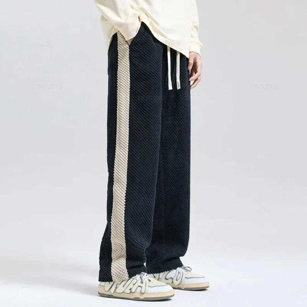 Nereo | Textured Waffle Cord Joggers - Image 7