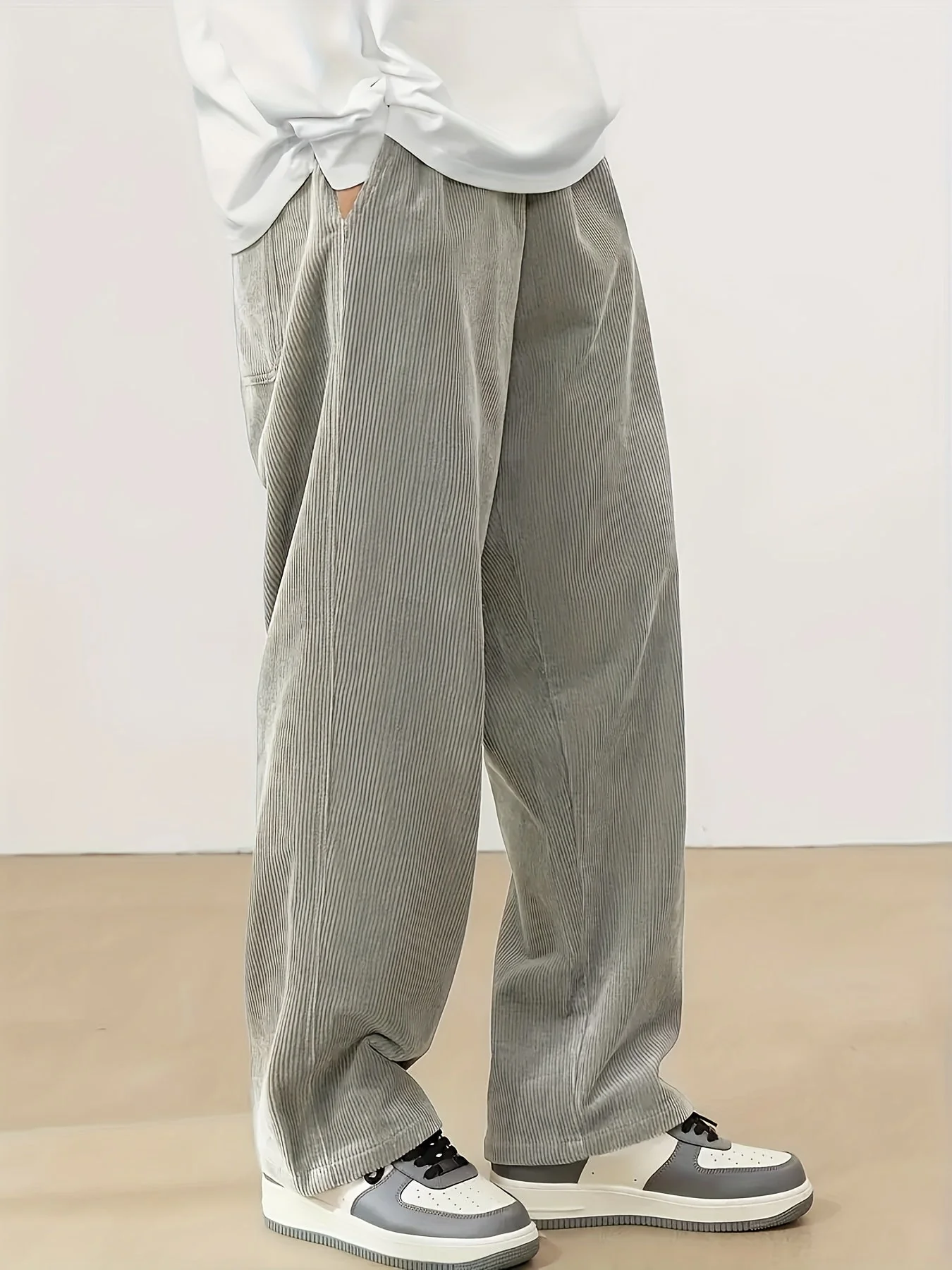 Néstor® | The Trendy Baggy Corduroy Pants - Image 3