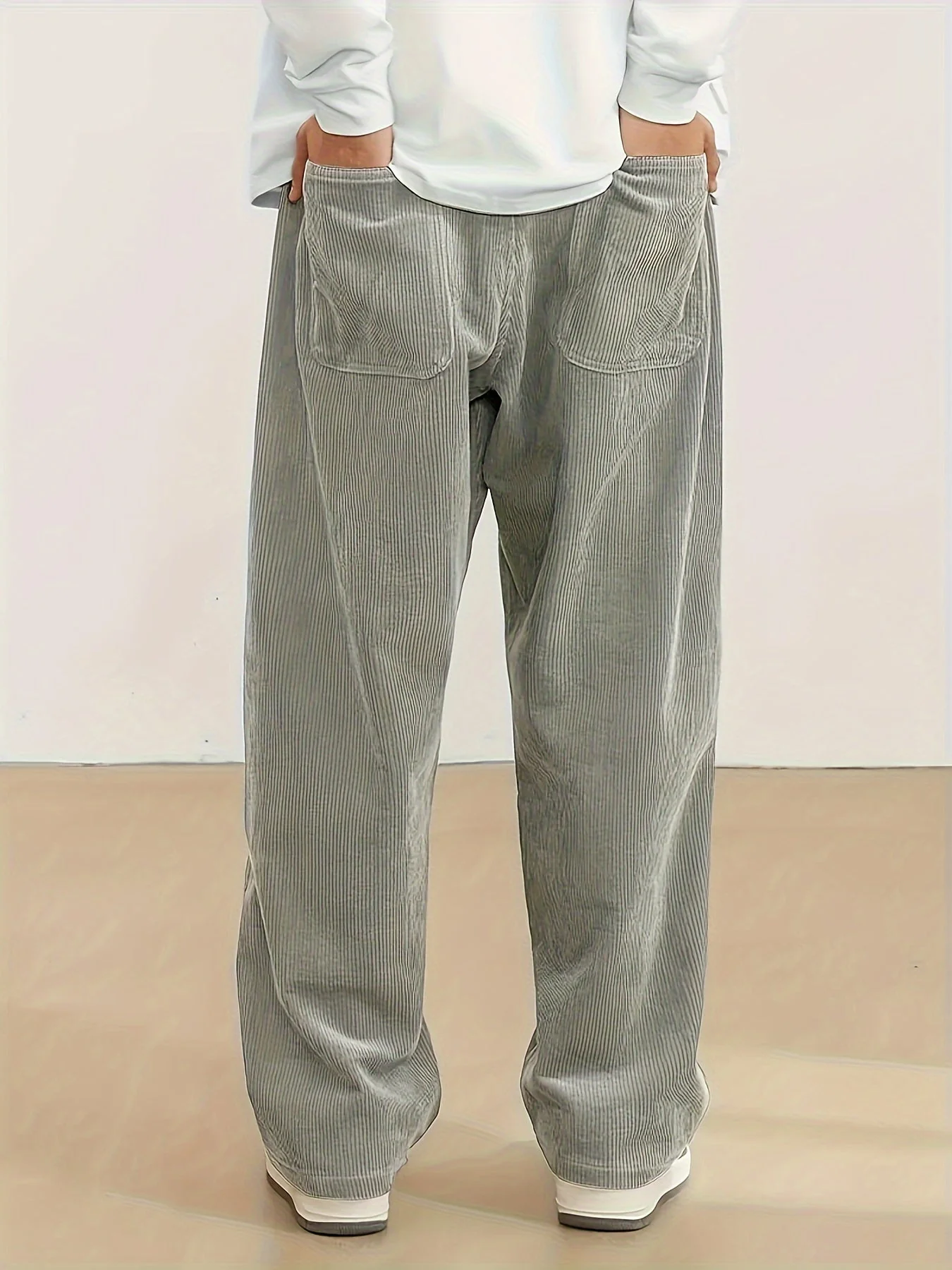 Néstor® | The Trendy Baggy Corduroy Pants - Image 4