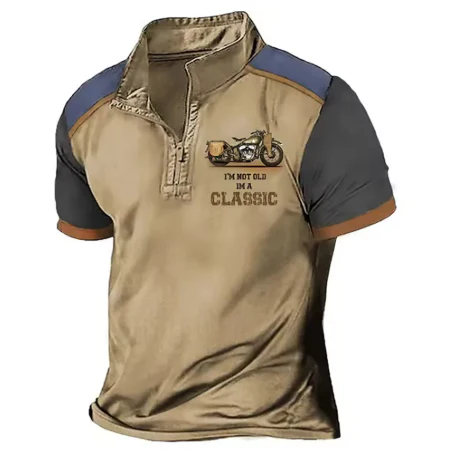 Neville® | Vintage Motorcycle Style Polo - Image 2