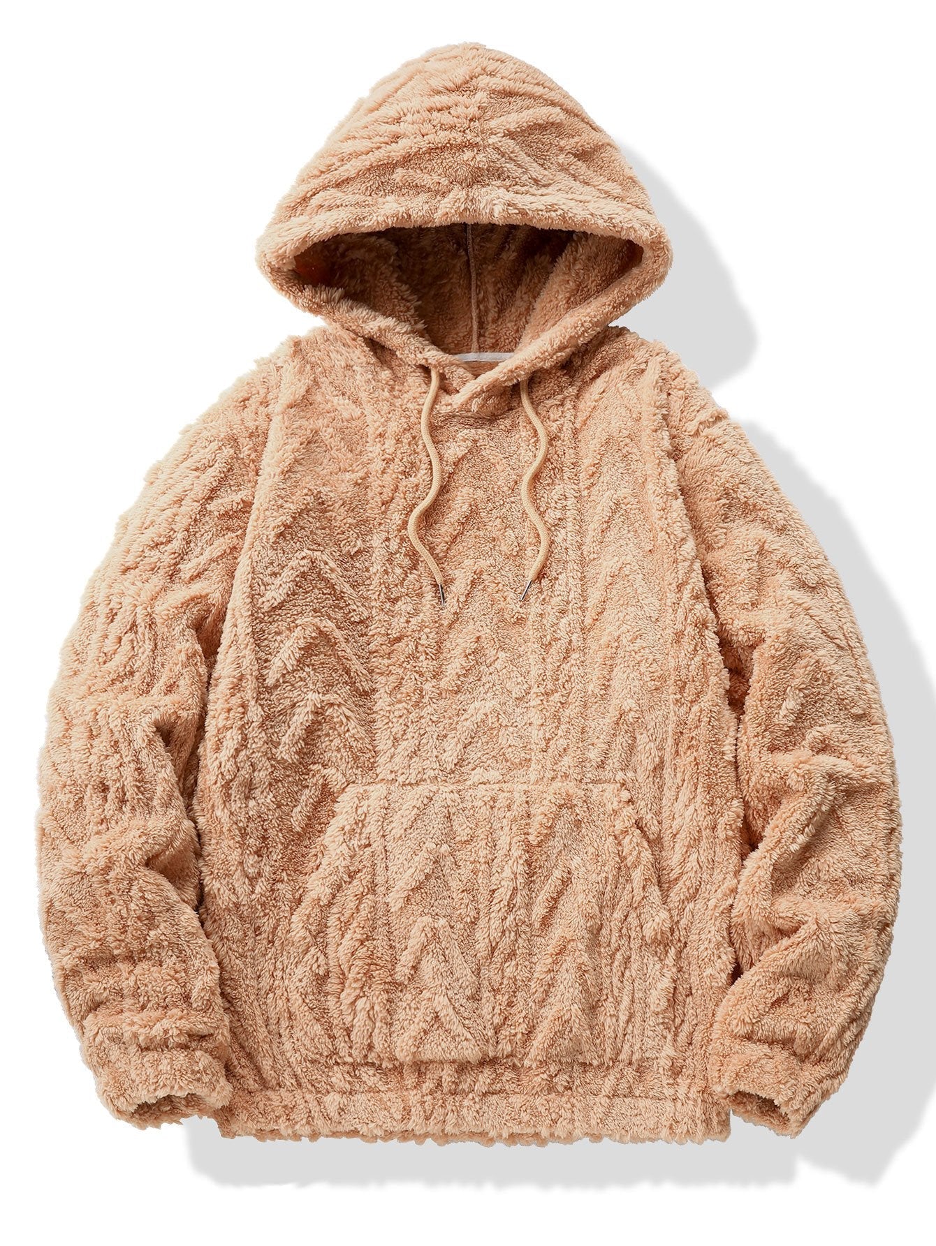 Newton | Geometric Jacquard Teddy Hoodie - Image 5