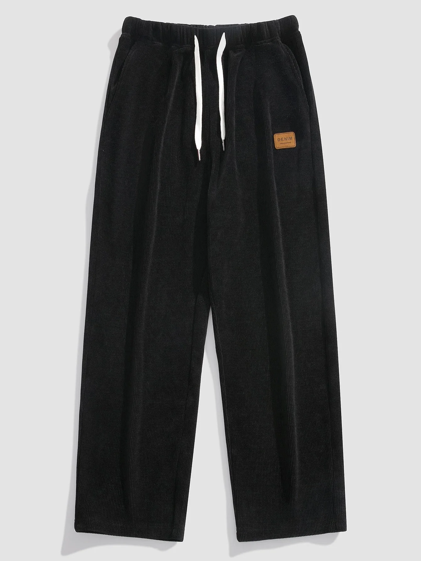 Nicandro® | Monaco Slogan Print Drop Shoulder Oversize T-Shirt & Straight Leg Corduroy Pants - Image 11