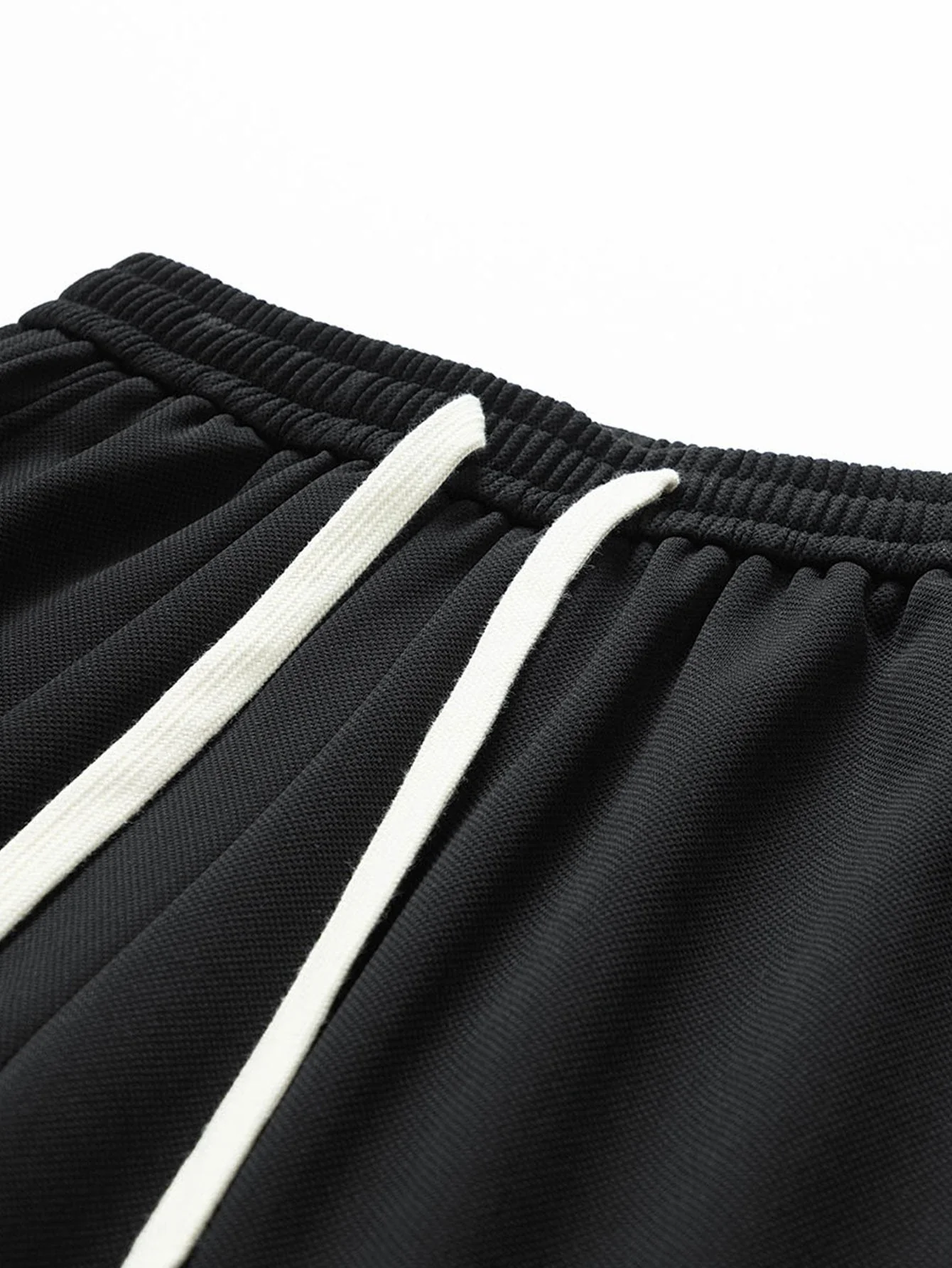 Nicanor | Basic Textured Drawstring Shorts - Image 11