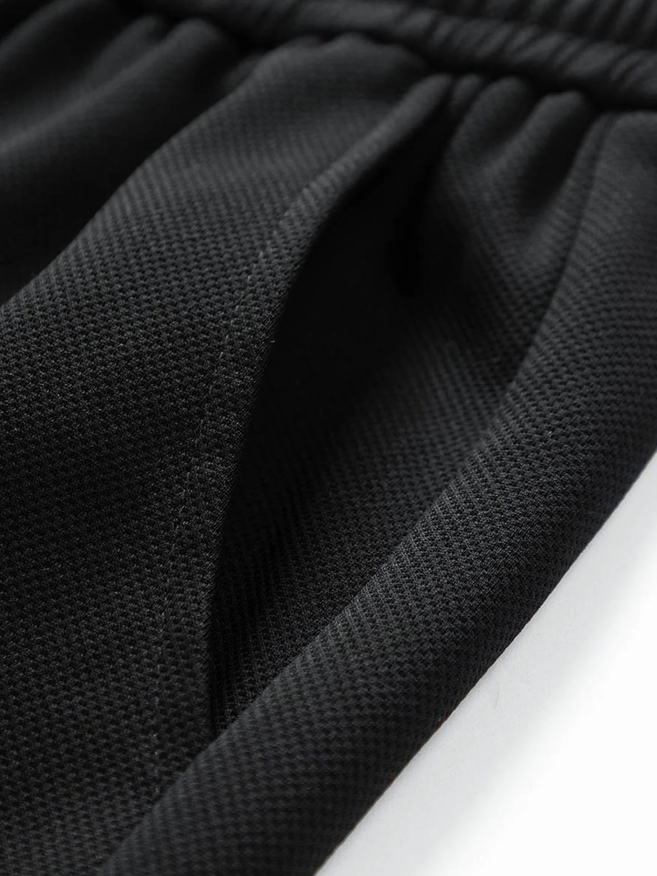 Nicanor | Basic Textured Drawstring Shorts - Image 14