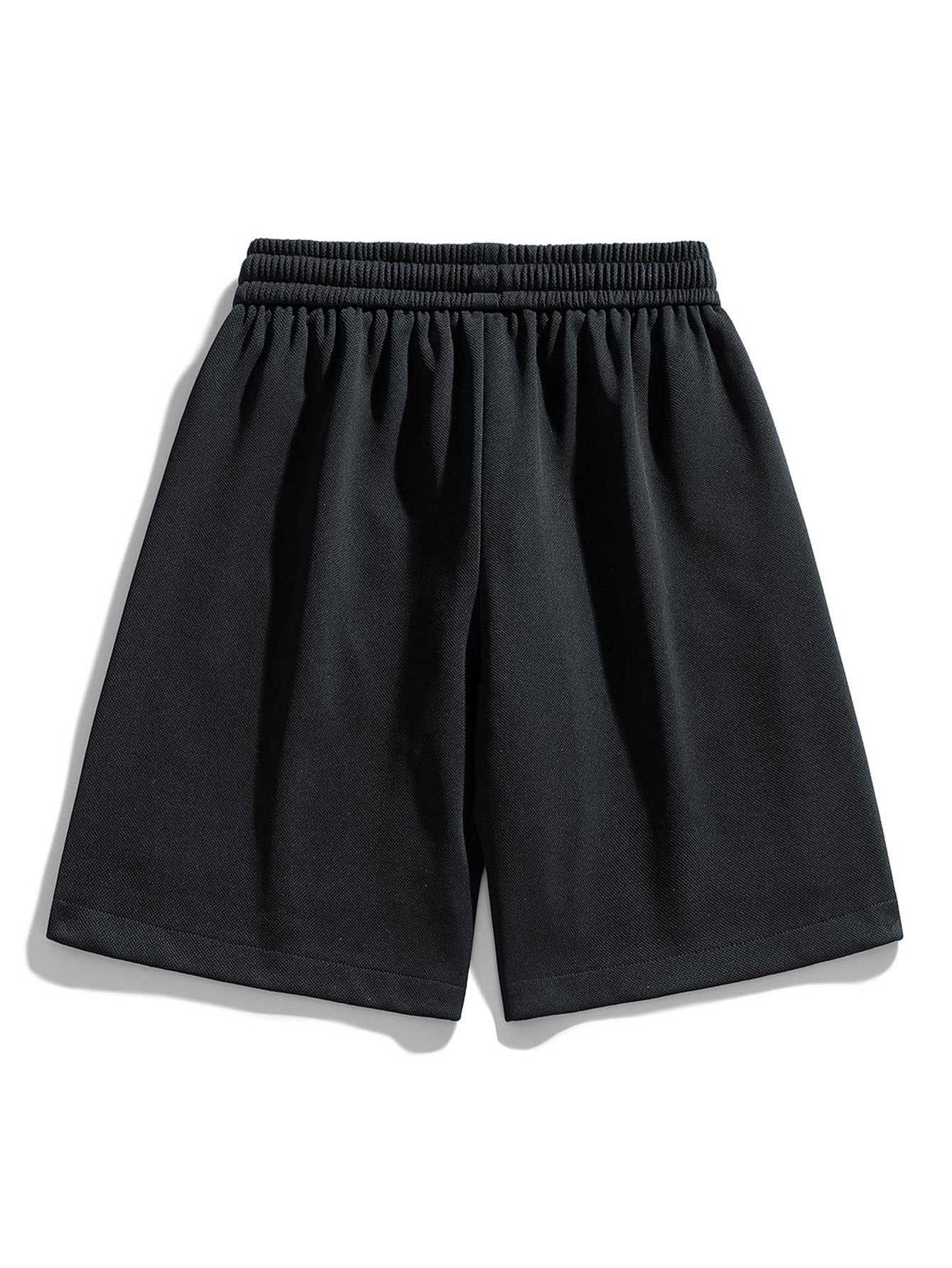 Nicanor | Basic Textured Drawstring Shorts - Image 17