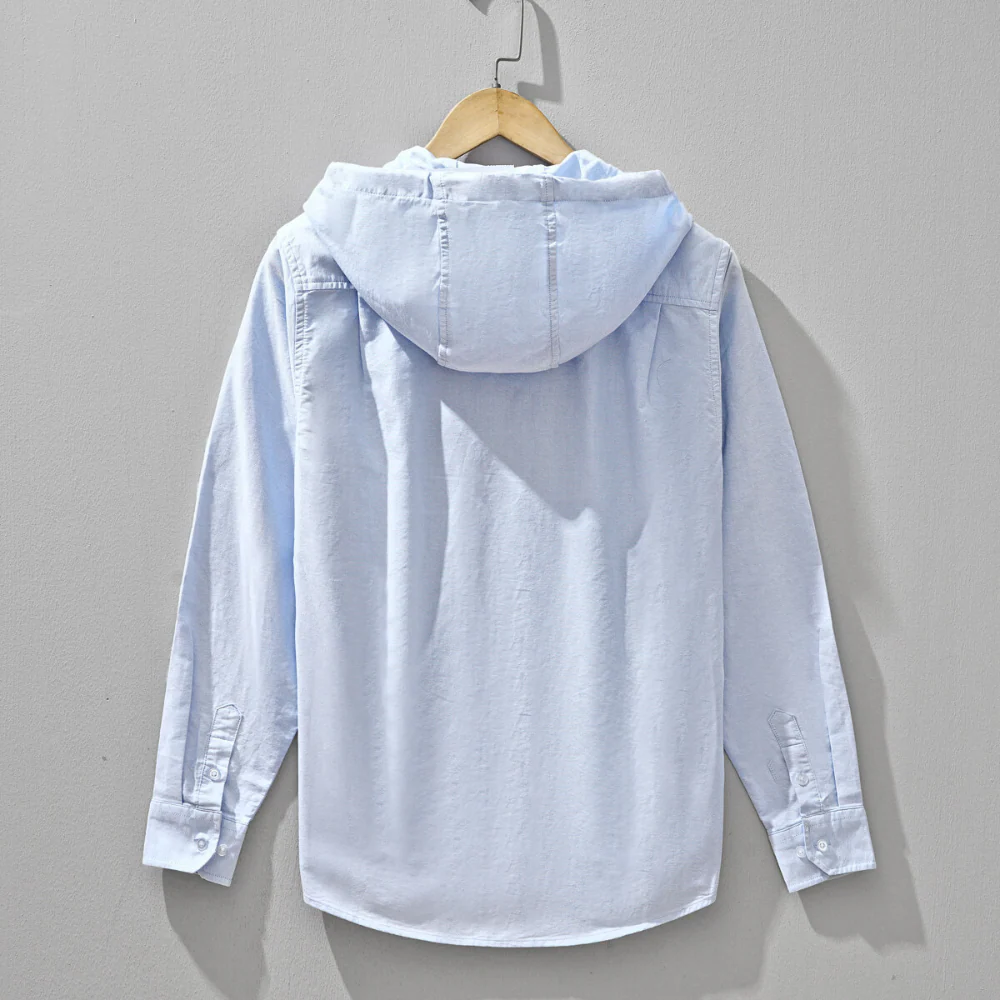 Nicanor | Milo Hooded Oxford Shirt - Image 2